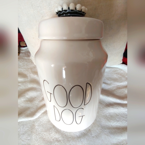 Rae Dunn Other - Dog treat canister ceramic Rae Dunn Artisan collection